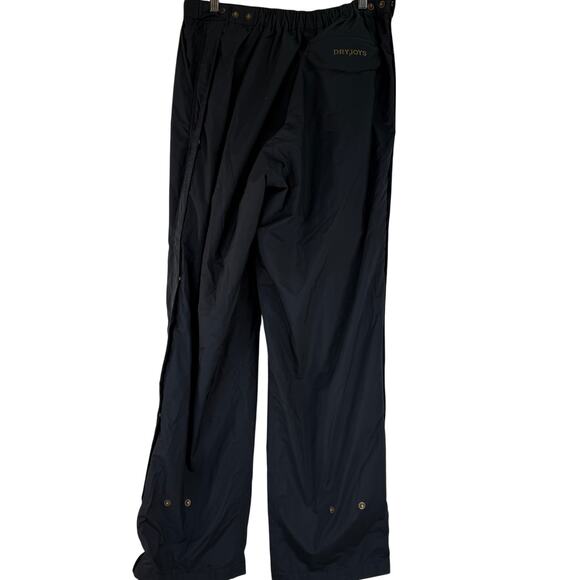 FootJoy FJ DryJoy Men's Black Polyester Zide Zip Up Golf Pants Size Large - Picture 3 of 6